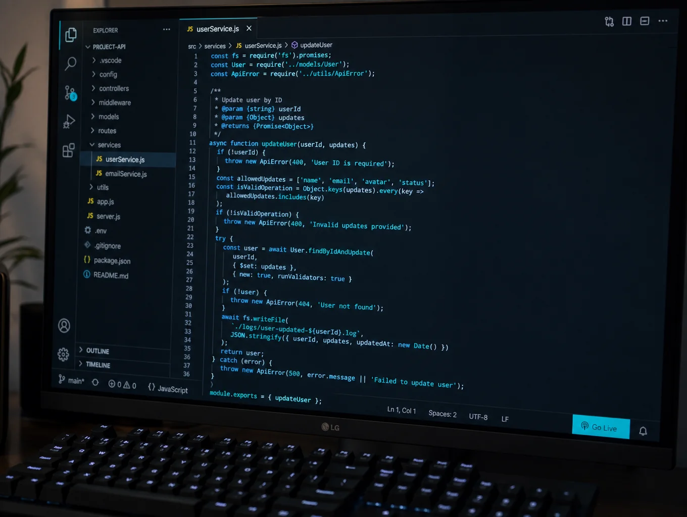 Clean vanilla JavaScript code snippet for booking logic